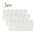 thumbnail image 2 of INSPIRE CHIC Women's 3 x 6 Hooks Bra Extender Brassiere Eye Tape Strap White-1 3 Rows 6 Hooks 3 Pcs, 2 of 5