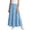 Blue, variant on Cethrio Girls Flowy Skirts, High Waist Casual A-Line Summer Kids Maxi Skirts Hot Pink Size 7-8