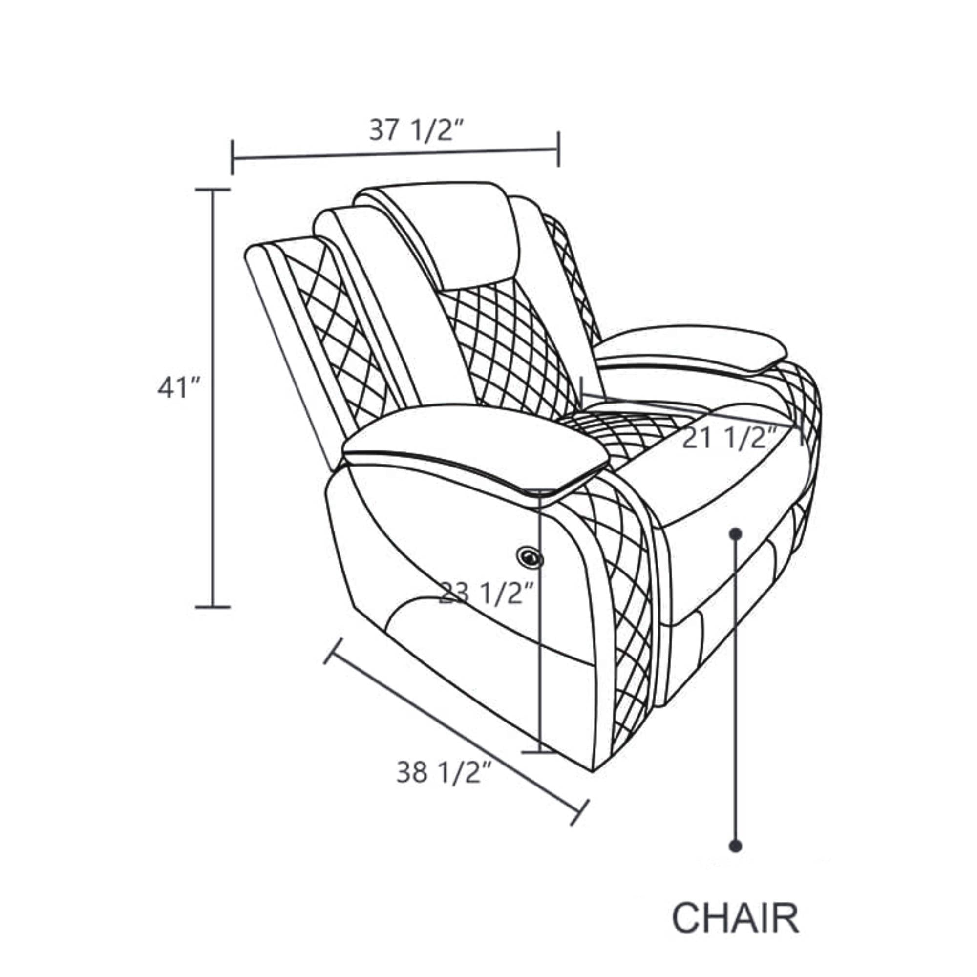 Power Recliner Sofa Set with LED Lights, Air Leather Home Theater Seating with USB Ports, Cup Holders, Hidden Storage, Black