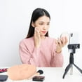 thumbnail image 4 of Cara De Entrenamiento Cosmético, Práctica De Maquillaje 3D Y Reutilizable, Tablero De Cara Completa De Silicona Realista Para Ojos Para Principiantes, 4 of 7