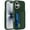 Green, variant on Dteck Hidden Wallet Back Case for iPhone 17,Shockproof TPU+PC Case with Credit Card Slot RFID Blocking Kickstand Cover,Blue