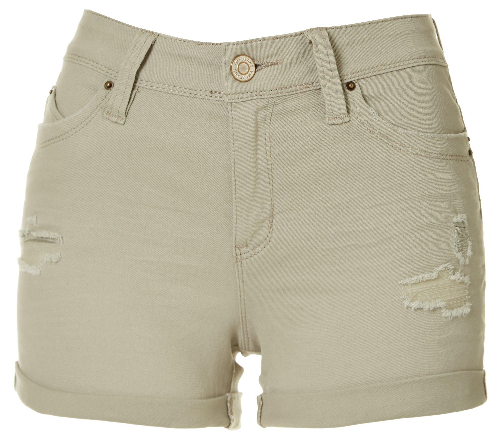 YMI Juniors Curvy Fit Cuffed Denim 