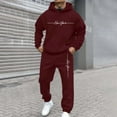 thumbnail image 2 of Men's Sweat Suits 2 Piece Outfit Set Casual Long Sleeve Hoodie Sweatpants Set Men Jogging Suits Sets, 2 of 3