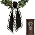 thumbnail image 1 of Easter Wreath Sash for Front Door - 54in Heavy Canvas Ribbon with Cute Trim, 1 of 8