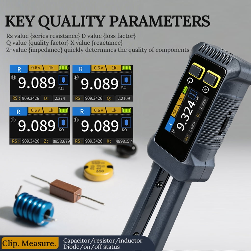 Automatic JD1795 Meter Tweezers for Component Recognition in PCB Testing Without Manual Switching