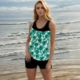 thumbnail image 6 of LOPECY-Sta Bathing Suit for Women Tankini Swimsuits for Women Sleeveless Tummy Control Two Piece Bathing Suits Flowy Swim Tops with Boy Shorts, 6 of 8
