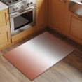 thumbnail image 2 of 2x3 Ft Entryway Area Rug, Dark Orange Ombre Kitchen Rug Runner Washable Floor Mat, Modern Gradient Abstract Art Non Slip Indoor Door Mat Throw Carpet for Bathroom Living Room Bedroom, 2 of 8