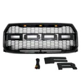 thumbnail image 1 of Raptor Style Grille for 2015-17 Ford F150 Gloss Black, 1 of 4
