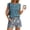 302#Blue, variant on Two Piece Sets for Women Trendy Short Sets Beach Vacation Clothes Airport Travel Cruise Summer Outfits Green M