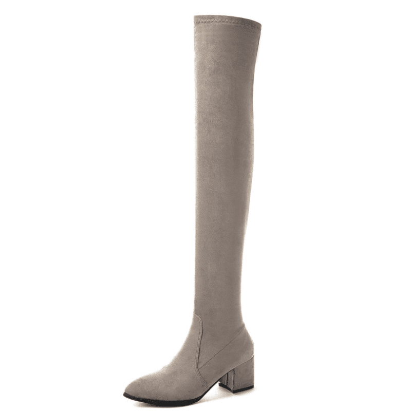 ladies knee high sock boots