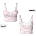 thumbnail image 6 of Goofa Cute Rabbit Printed Sports Bras for Women, High Impact Running Bra Workout Crop Tank Tops Longline Sports Bra Push up-XX-Large, 6 of 9