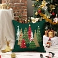 thumbnail image 2 of Christmas Pillow Covers 20x20 Inch Set of 2 Christmas Tree Decorative Green Throw Pillows Winter Christmas Decor for Home Couch TH-50B20, 2 of 6