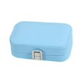 thumbnail image 1 of Caja de joyería Zulema de viaje azul Joyero de viaje, 1 of 8