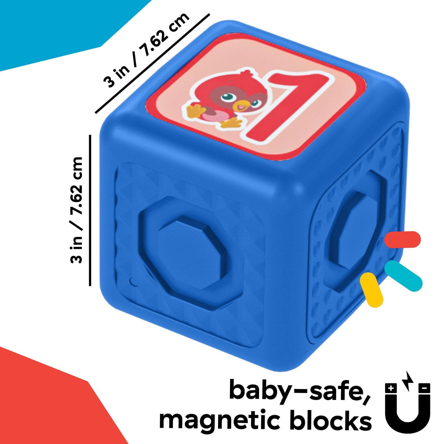 Baby Einstein Connectables Dive & Soar Magnetic Activity Blocks