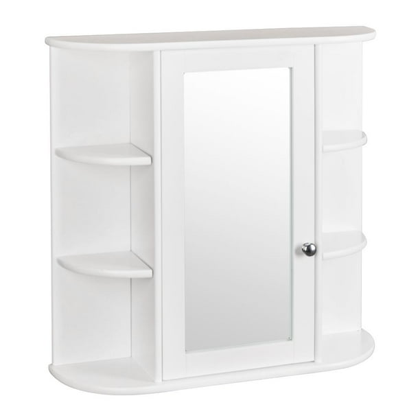 Ktaxon Bathroom Wall Cabinet Medicine Storage Organizer Cabinet With Mirror Single Door Shelves - Walmart.com