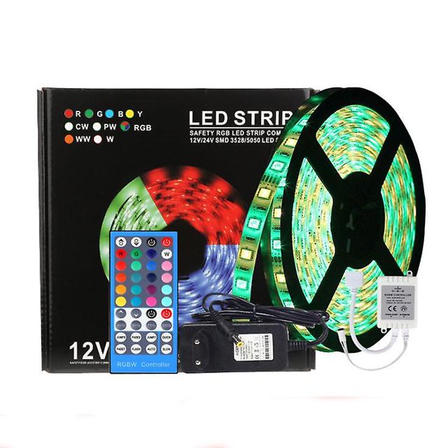 Led Strip Light 5050rgbw Strip Light Set Colorful Flexible Strip Light Carpa impermeable con 12v WD.WDQZL Hogar