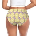 thumbnail image 3 of Womens Underwear yellow lemon slices Cuteness No Show Seamless Underwear for Women, Soft Stretch Women's Panties, Hipster Ladies Panties Bikini Underwear Briefs, 3 of 6