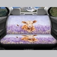thumbnail image 4 of Renewold Cow Lavender Car Seat Covers Full Set 4PCS, Non-slip Breathable Universal Fit Auto Seat Protector for Cars,Trucks,SUV Auto Interior Decor, 4 of 7