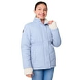 thumbnail image 4 of Free Country Girls' Long Bib Puffer Jacket Cornflower L, 4 of 7