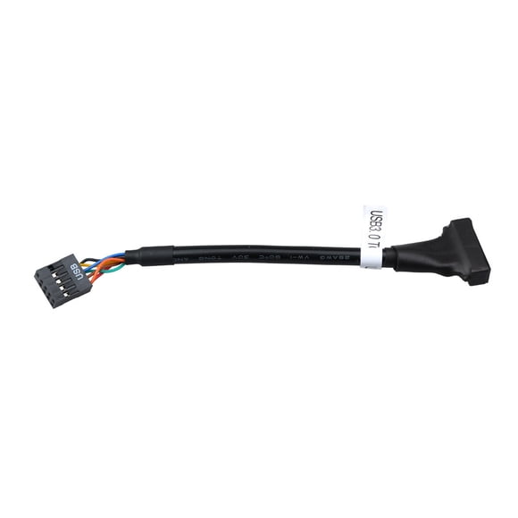 Klonfd USB3.0 Female to 12CM 19Pin USB2.0 Converter Adapter Male 9Pin