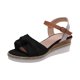 thumbnail image 1 of Amzcrzy Zapatos de mujer,Zapatos de mujer,Zapatillas de mujer, Sandalias de mujer con punta abierta, informales, de cuña baja, sin cordones, cómodas, para exteriores Sandalias Mujer Zapatillas De Cas, 1 of 3