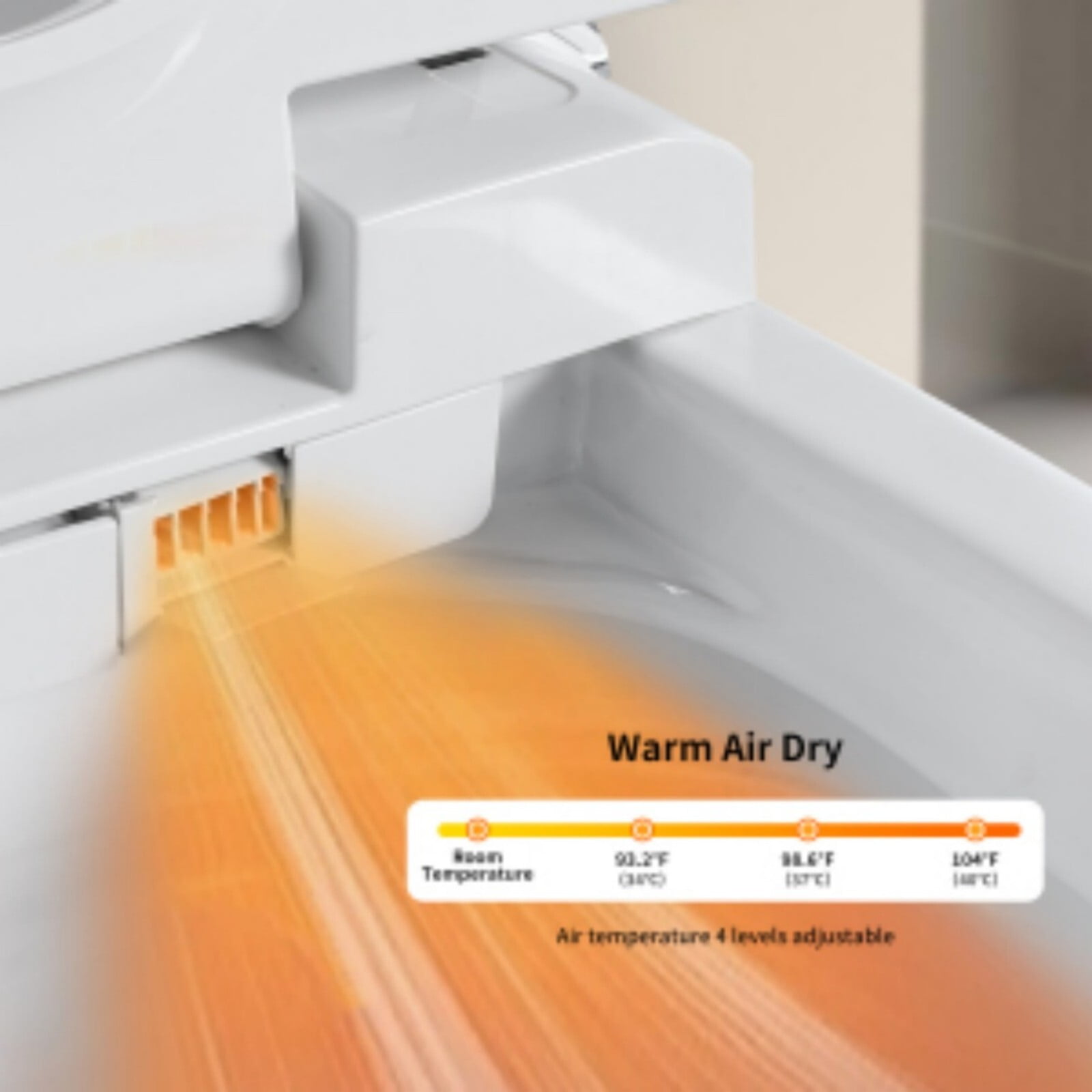 Alvantor Tankless Smart Toilet, One-Piece Bidet Toilet, Modern Auto Flush,Auto Open/Close,Heated Seat, Bubble Wash, Adjustable Temp White