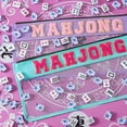 thumbnail image 4 of GASTROPOD Mahjong Tile Bag with Zipper – Clear Waterproof Mahjong Storage Bag for 166 Tiles,Travel Mahjong Bag with Letter Embroidery,Large Capacity Carrying Case, 4 of 6