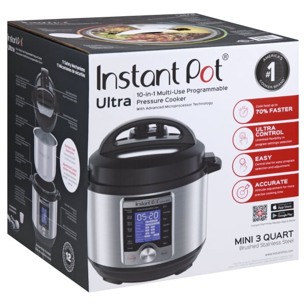 Instant Pot Ultra 8 Qt 10-in-1 Multi- Use Programmable Pressure