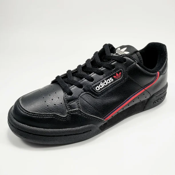 Ad-id-as Continental 80 Sneaker Shoes Men's Black / Scarlet / White F99786 SZ 5