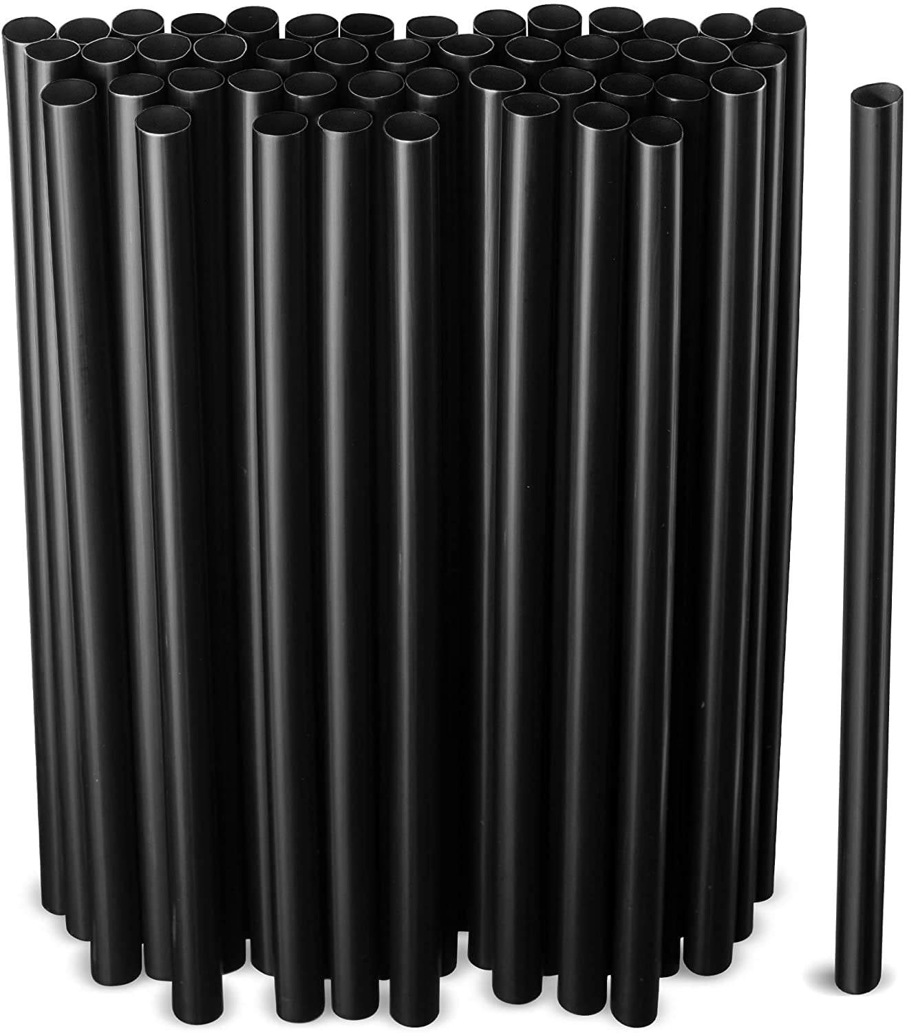 Black Cocktail Straws – 10mm – GOLF PLASTIC INDUSTRY Co