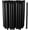 Black, variant on Tutuviw Jumbo Smoothie Straws, Clear Disposable Wide-mouthed Large Milkshake Straws 9.5'' Inches High 100 pack