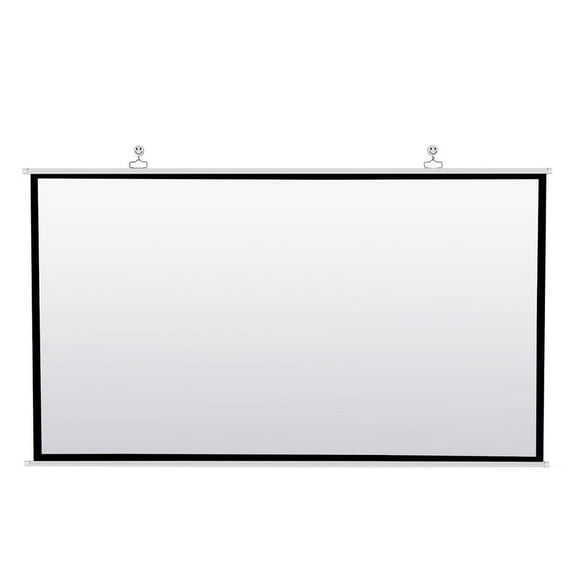 Portable Projector Screen for Home Theater Outdoor HD White Foldable Anti-Crease (120Inch)