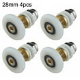 thumbnail image 1 of Luckyn 4 Pcs Partial Shower Door Rollers Runner Wheels Pulleys Eccentrics Sliding Pulleys, 1 of 5