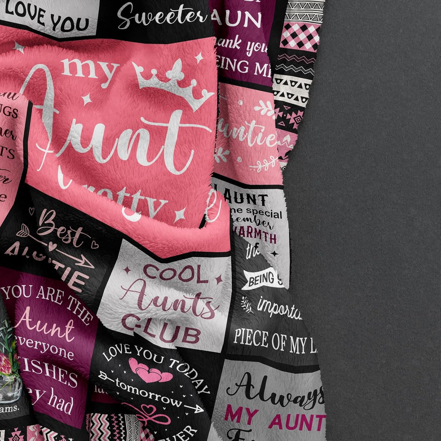 Aunt Gifts, Best Aunt Ever Gifts, Auntie Gift Ideas, Gifts for Aunt/Auntie, Aunt Birthday Gifts, Gifts for Aunts from Niece Nephew, Birthday Gifts for Aunt, Best Auntie Gifts Blanket