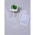 thumbnail image 4 of 5Pcs Transparent Card Holder Waterproof Bus Card Cover Student Clamshell Id Card Cover Name Tag Badge Holder for Cruise Ship Cards, Nurses, Office and, 4 of 5