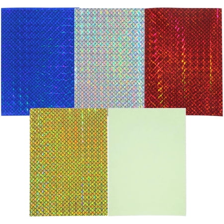 2Pcs Holographic Adhesive Film Flash Fishing Lure Sticker Tape Fish