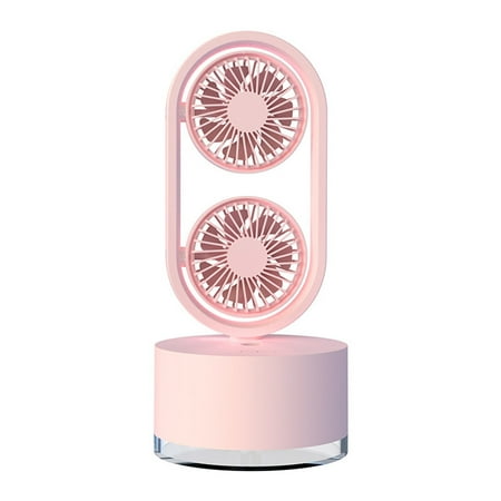 

Humidifying Spray Double for Head Humidifier Air Cooling Fans Rotatable