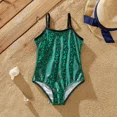thumbnail image 4 of PatPat Girls Swimsuit Allover Camouflage Print Tight Hanging Strap Basic Tankinis Sizes 5-12, 4 of 7