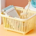 thumbnail image 3 of Cajas de Almacenamiento, Mini Cesta de Almacenamiento, Cestas de PlásTiCo Con ASA para Organizar la Cesta de Almacenamiento con Asa para Decoración del Dormitorio del Hogar, 3 of 7