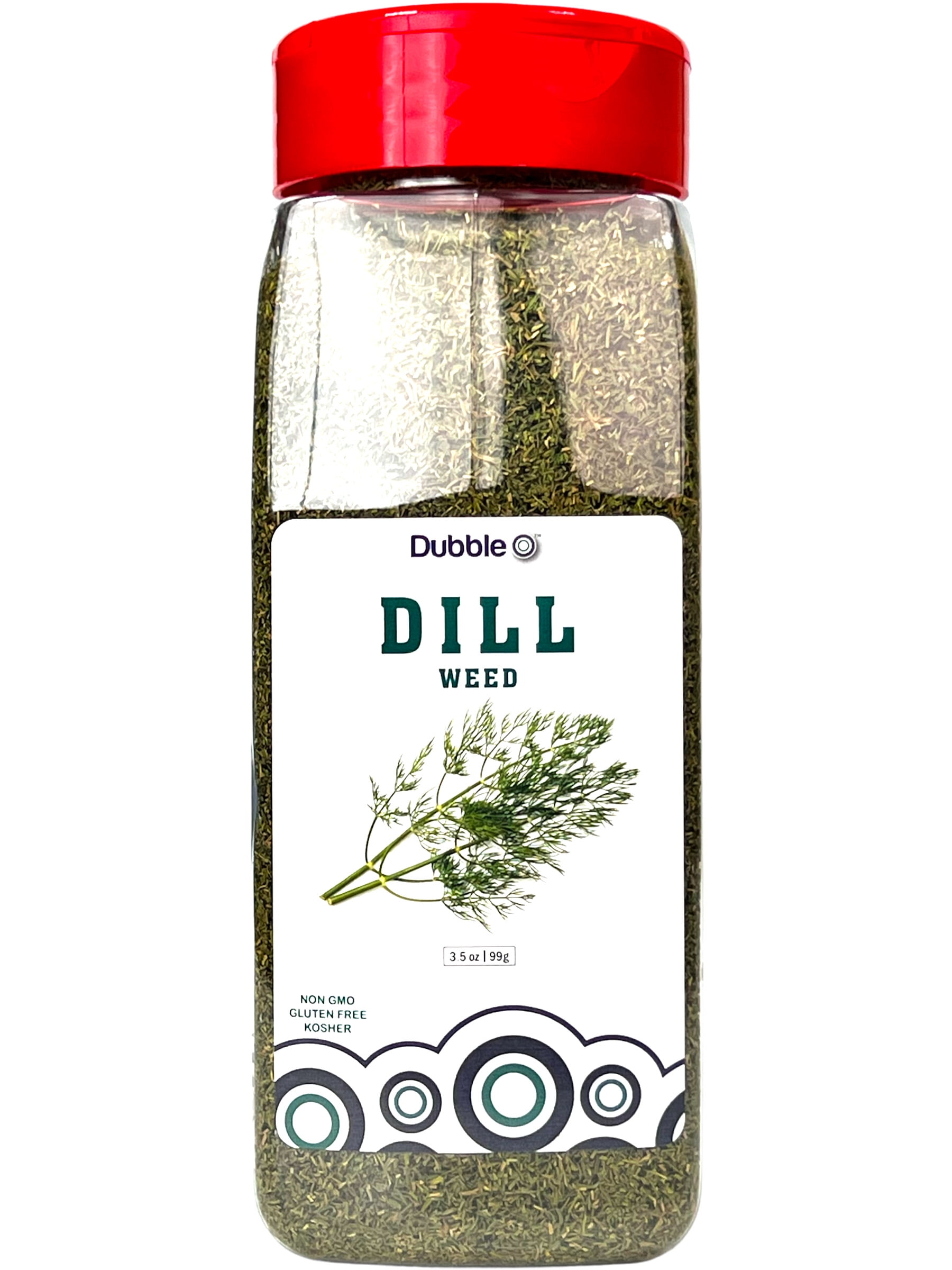 Dill Weed 3.5 oz Non GMO, Kosher, Halal, and Gluten Free Dubble O