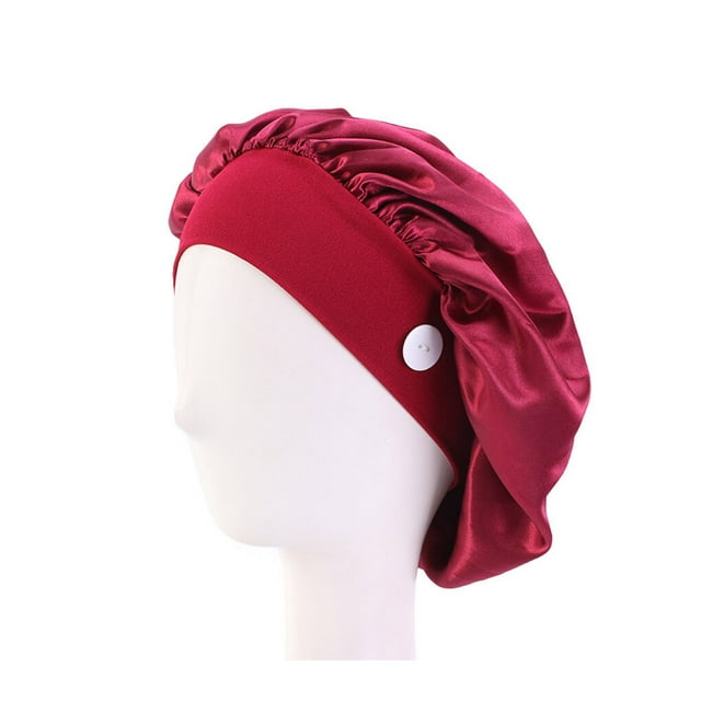 Dalazy Elastic Adjustable Hair Cover Hat Breathable Polyester Unisex Dustproof Hair Cover Bonnet Cap