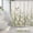 01green, variant on Wildflower Botanical 4Pcs Bathroom Shower Curtain Sets Flower Floral Plant Herbs Bathroom Decor Set with Rugs and Accessories Green Leaves Toilet Lid Rug, Contour and Bath Mat with 12 Hooks