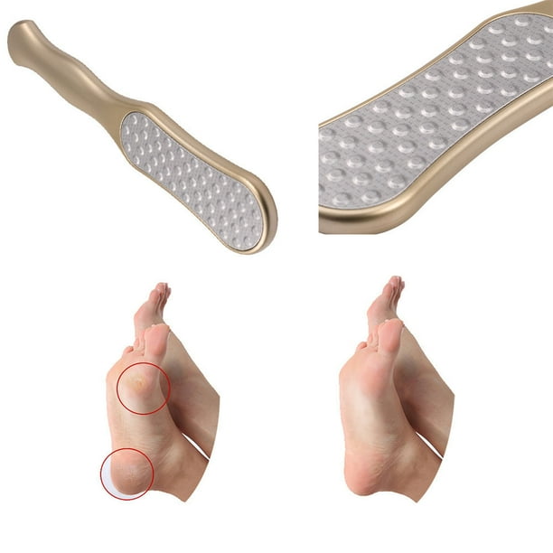 1 lima de metal para pies, ideal para pedicura, removedor de callos y maquillaje.