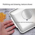 thumbnail image 4 of Baking Pan Rectangular Non-stick Bread Cake Baking Pan Oven Baking Plate 3 Sizes, 4 of 5