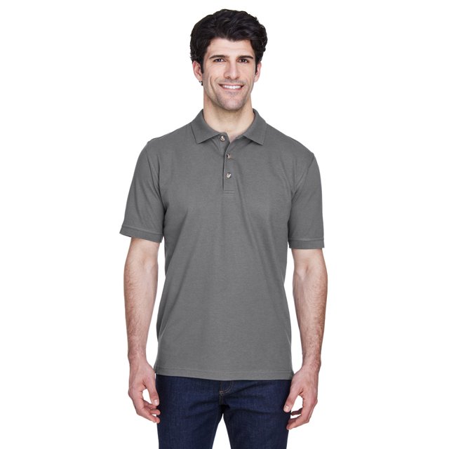 Polo clásico de hombre ultraclub en piqué GRAFITO 3XL
