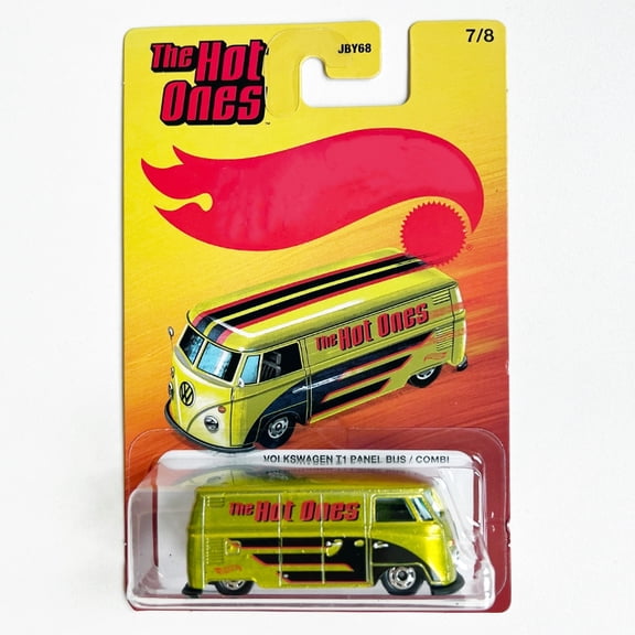 HW 2025 The Hot Ones #7 Volkswagen T1 Panel Bus Combi JBY68