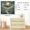 thumbnail image 6 of Yayeee 6 Pack Kitchen Dish Cloths for Washing Dishes Soft Absorbent Microfiber Towels, Whale and Moon, 6 of 9