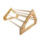 thumbnail image 2 of Soporte de madera portátil para pájaros, percha de molienda, columpio y escalera para cotorras pequeñas 1 agujero, 2 of 9
