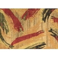 thumbnail image 1 of Ahgly Company Indoor Rectangle Oriental Brown Modern Area Rugs, 2' x 5', 1 of 4