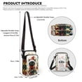 thumbnail image 6 of HELLHERO Christmas Cat Pattern Adjustable Shoulder Strap Crossbody Bag, Polyester Adjustable Shoulder Strap for Men, Women, 6 of 7